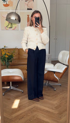 Sweter Boucle Off White