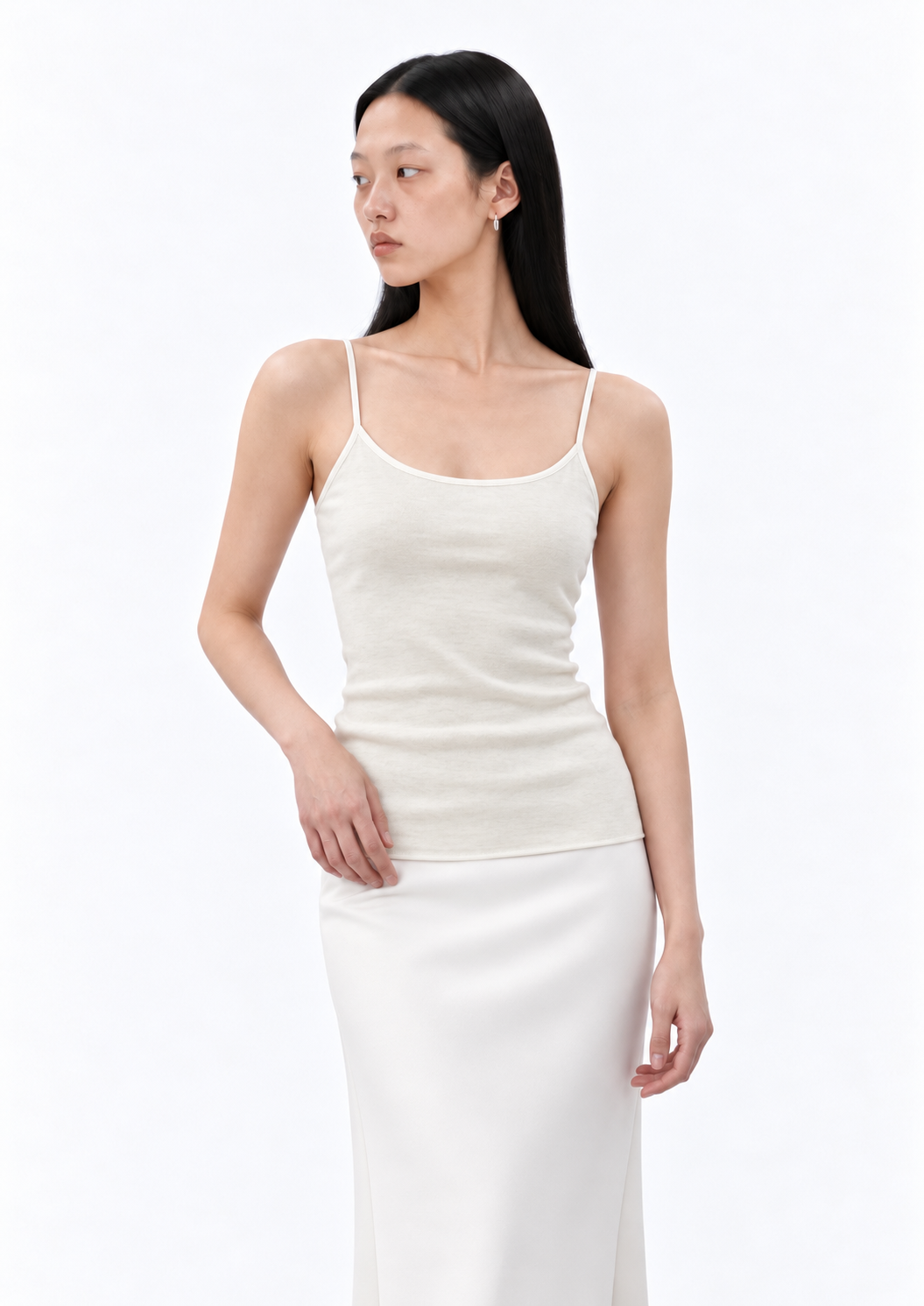 Top Wełna i Jedwab Off White
