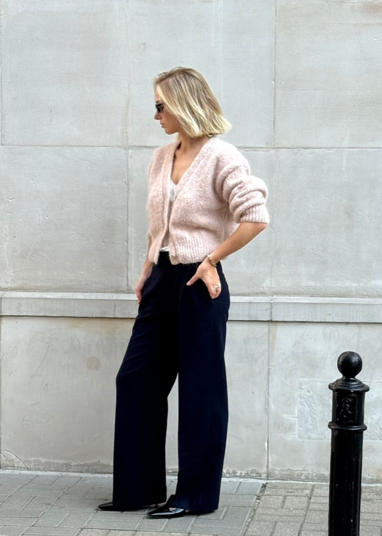 Kardigan Anna Pudrowy Róż