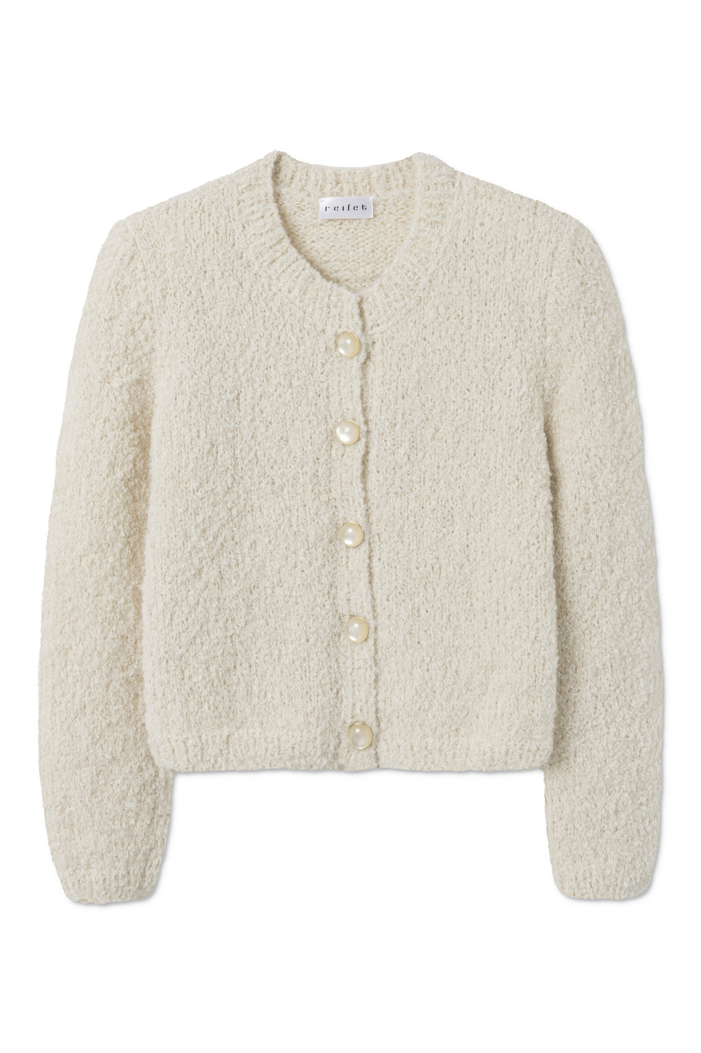 Sweter Boucle Off White