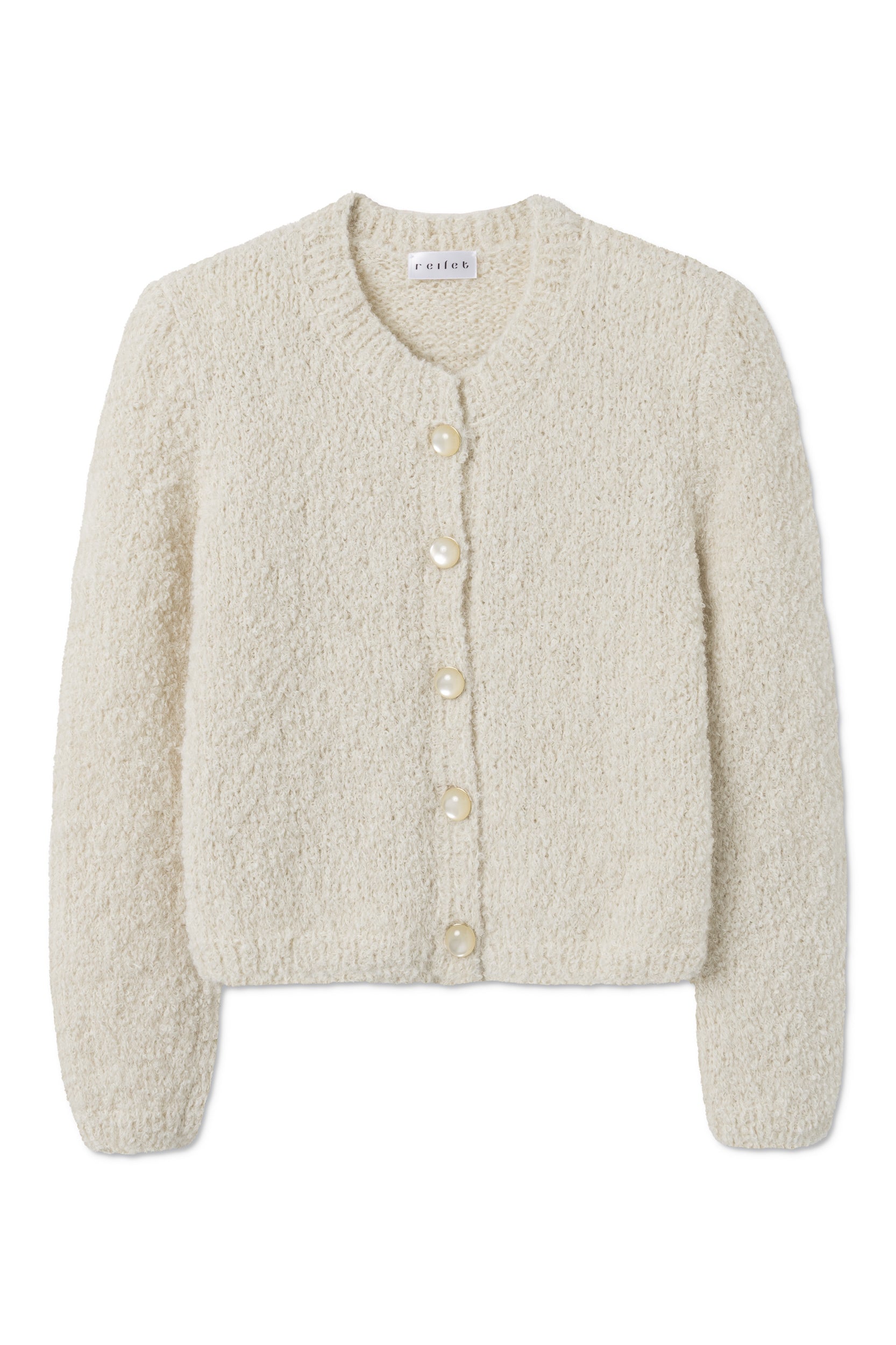 Sweter Boucle Off White