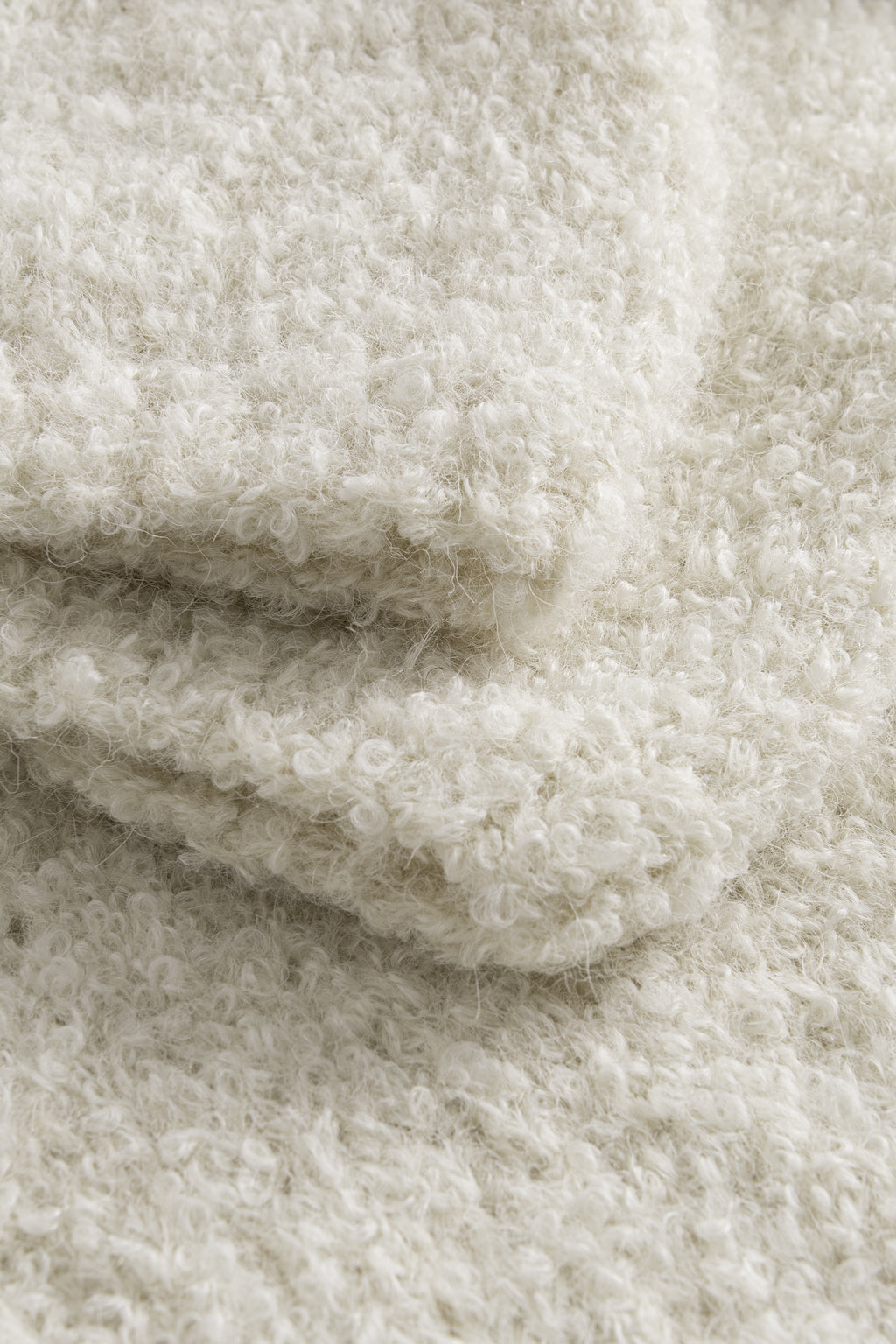 Sweter Boucle Off White