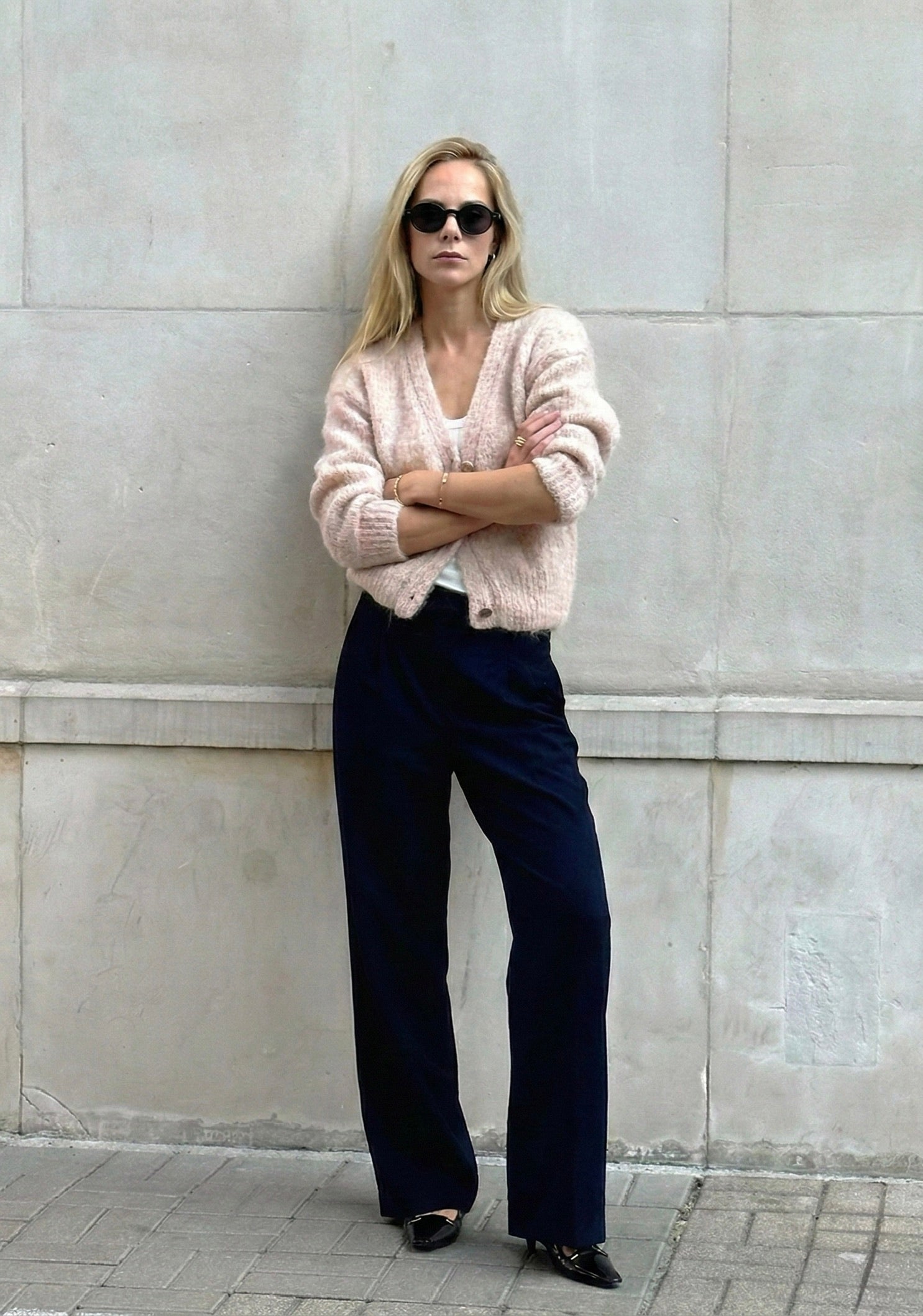 Kardigan Anna Pudrowy Róż