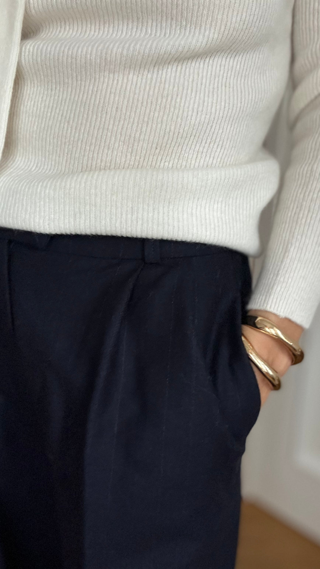 Wełniany Golf Off White