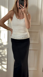 Tank Top Wełna i Jedwab Off White