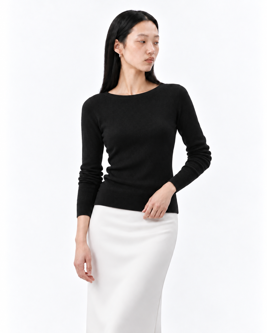 Sweter Merino Black