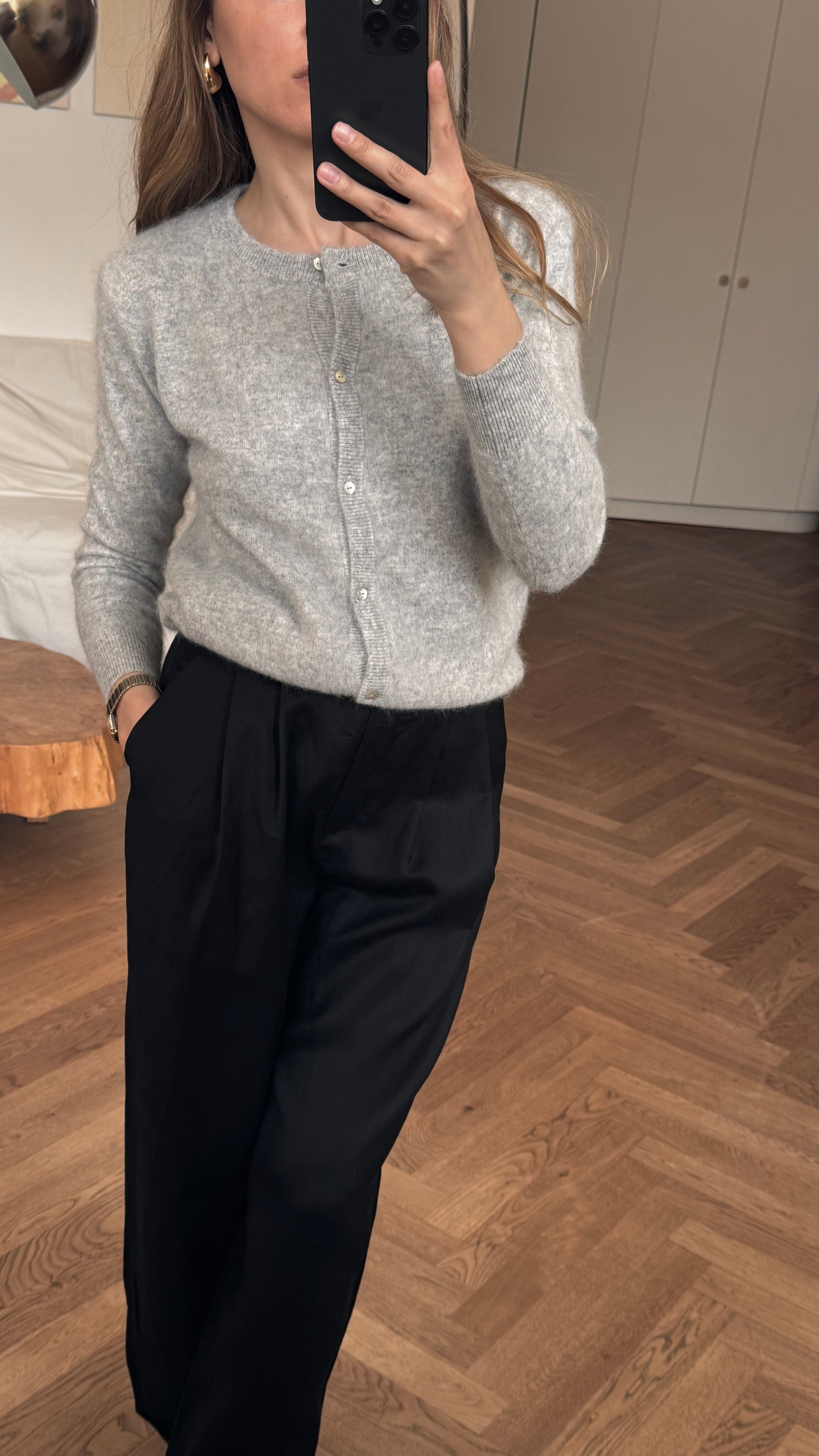 Kardigan Jasny Szary