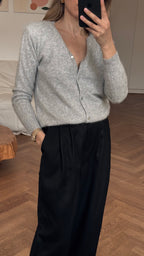 Kardigan Jasny Szary