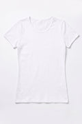 Biały t-shirt slim fit