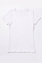 Biały t-shirt slim fit