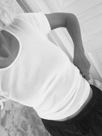 Biały t-shirt slim fit