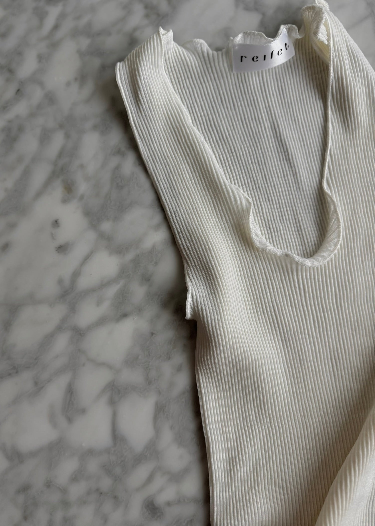 Tank Top Wełna i Jedwab Off White