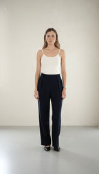 Wool and Silk Top Off White 